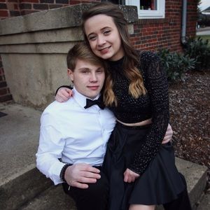 Two Piece Sherri Hill Prom Dress